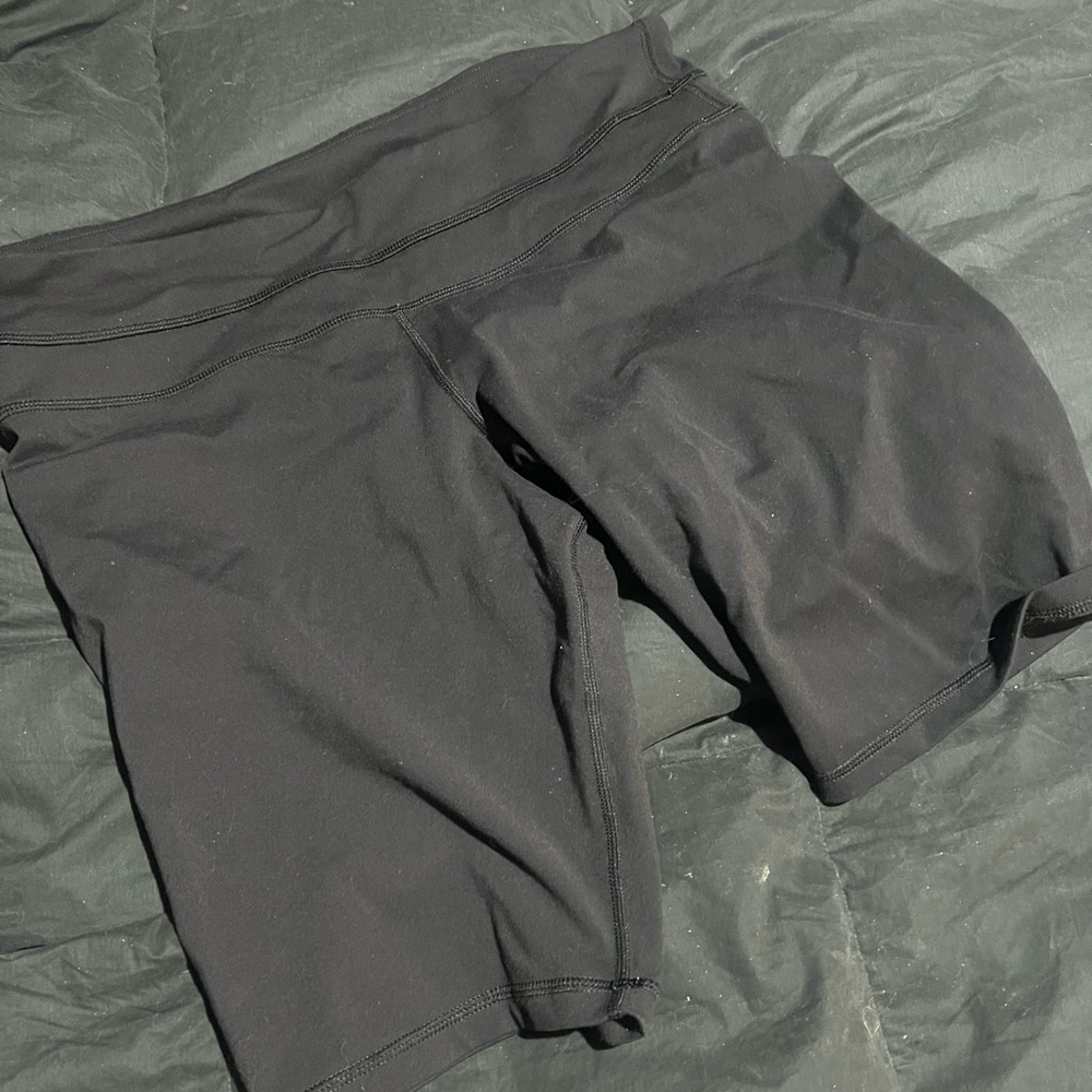 Lululemon Athletica Black Groove Shorts old school